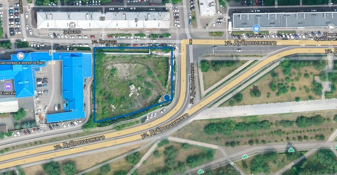 Площадь участка&nbsp;— почти 3700 квадратов | Источник: Яндекс Спутник / Публичная кадастровая карта