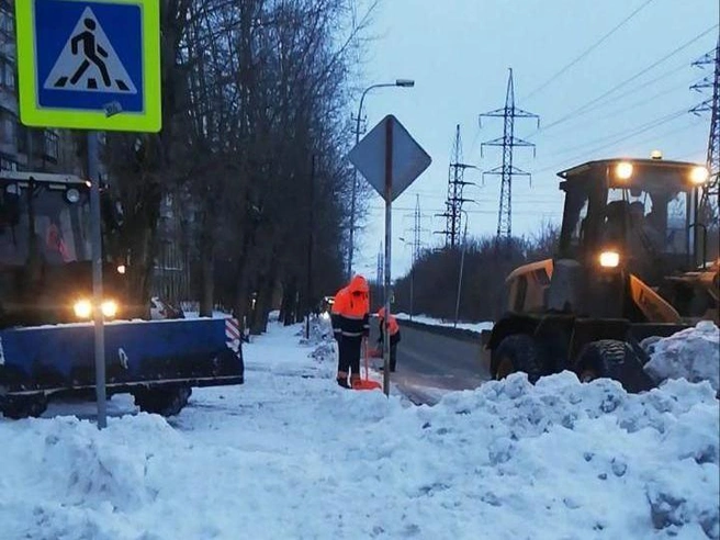 Объем снега в ноябре превысил норму в два раза | Источник: пресс-центр мэрии Новосибирска