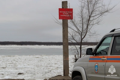 В районе Полины Осипенко закрыты все ледовые переправы