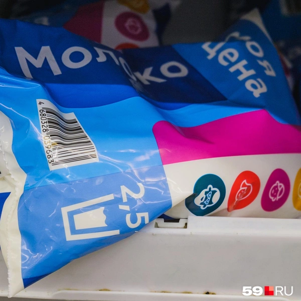 Самое дешевое молоко в «Магните»&nbsp;— марки «Моя цена» | Источник: Тимофей Калмаков / 59.RU