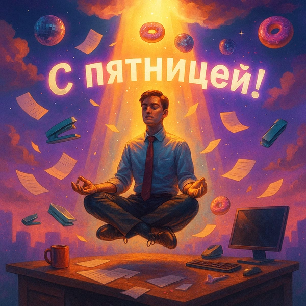 открытки с пятницей, открытки доброй пятницы, утро пятницы открытки, открытки с добрым утром пятницы, открытка с пятницей прикольная, пятница открытки красивые, открытка хорошей пятницы | Источник: theDay/DALL-E