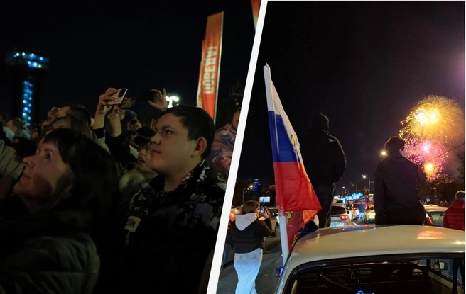 Рассказываем, как москвичи смотрели салют и возвращались домой | Источник: Артем Устюжанин / Серафима Путиева / MSK1.RU