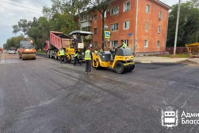 В Благовещенске идёт вторая волна ямочного ремонта