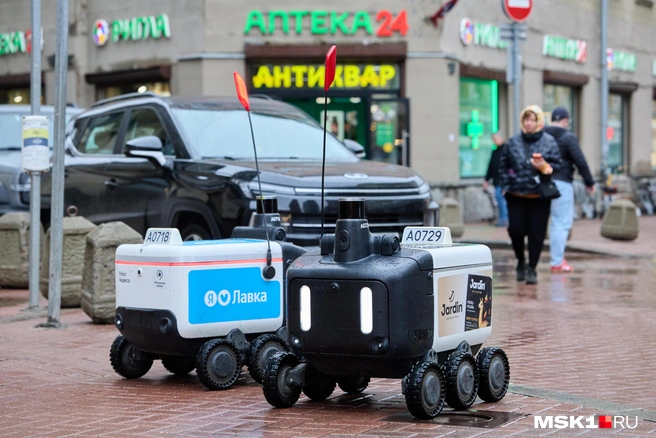 Москвичи недовольны, что роботы-курьеры могут занять тротуары Москвы | Источник: Дмитрий Толстошеев / MSK1.RU