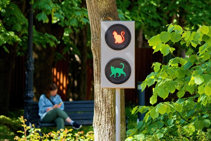 Светофор в Зеленоградске | Источник: Igor Shoshin/Shutterstock/Fotodom.ru