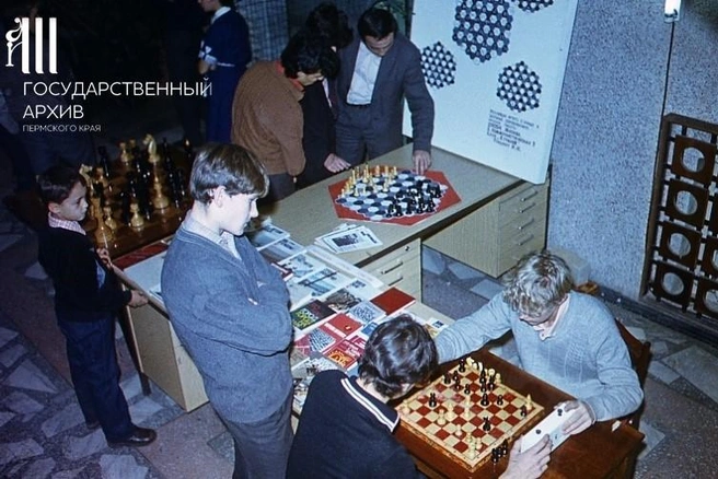 В шахматы играли дети разных возрастов, 1986 год | Источник: Государственный архив Пермского края