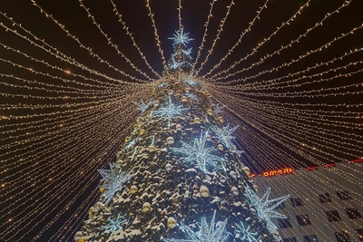 Новогодние мероприятия в центре Мурманска