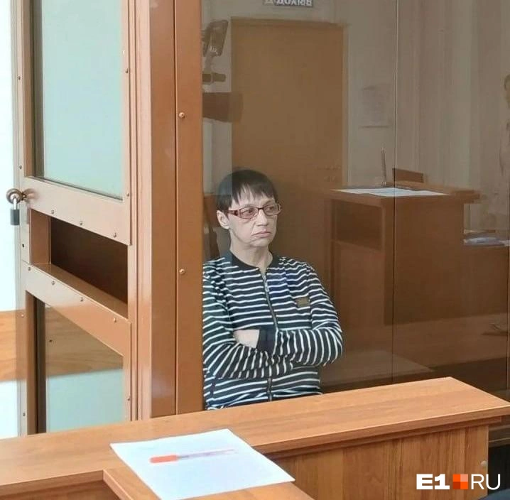 Ирина Теньзина на первом слушании | Источник: Первоуральский городской суд