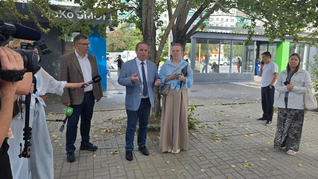 Но камеры с собой чиновники взять не забыли  | Источник: Анна Меркушева, администрация Челябинска / max.ru