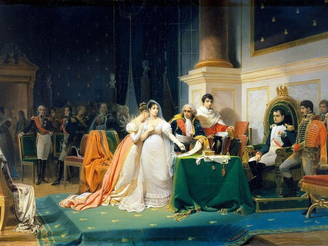 Анри Фредерик Шопен. «Развод Наполеона с Жозефиной». 1843 | Источник: Wikimedia Commons