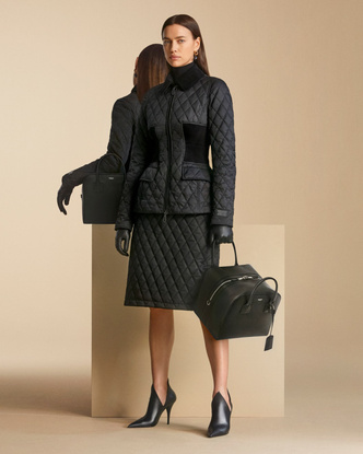 Я и моя тень: Ирина Шейк и ее двойник в лукбуке Burberry