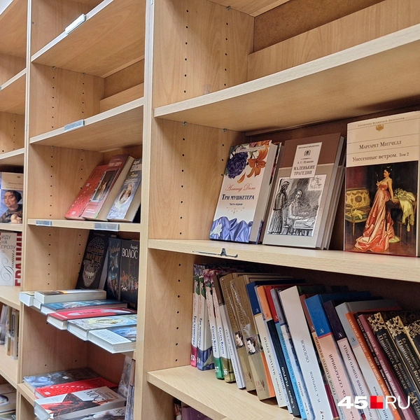 Часть книг уже распродана, но можно успеть найти себе экземпляр со скидкой | Источник: Александр Лисихин / 45.RU 