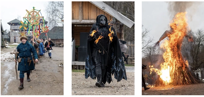 Масленичные гулянья в поселении викингов «Кауп» | Источник: Скриншот сайта