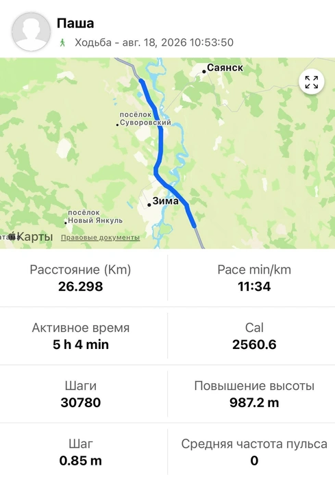 Источник: Пешком через Россию | Москва -> Владивосток / Telegram-канал