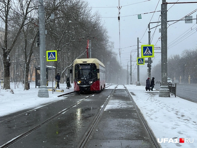Такой вот у них трамвай красивый | Источник: Андрей Бирюков / UFA1.RU