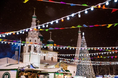 Программа новогодней ночи на Советской площади в Ярославле