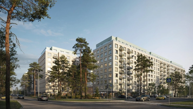 На первой линии появятся кафе и сервисы, которые откроются по запросам будущих жителей | Источник: СЗ «Грандпарк»