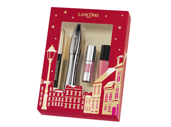 Set Hypnose Volume-A-Porter, Lancôme. Идеальный макияжный сет для подарка в новогоднюю ночь: тушь для ресниц Hypnose Volume-a-Porter, глянцевый лак для ногтей Vernis in Love в насыщенном розовом оттенке, мини-блеск для губ Lip Lover в невероятно женственном розовом оттенке.
