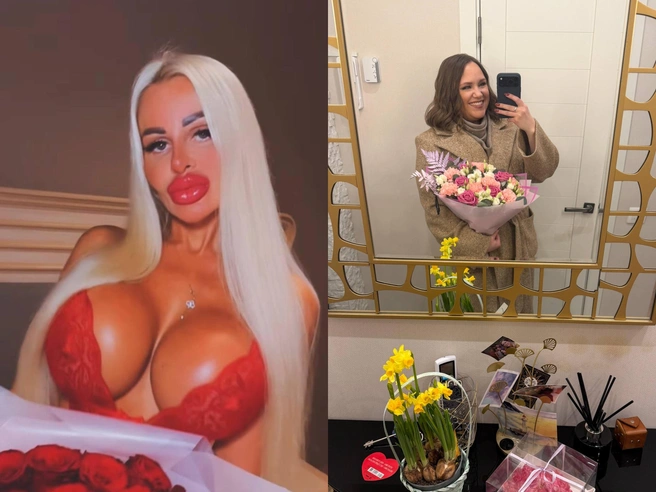 Показываем, как наши красотки отметили 14 Февраля | Источник: Annushka_da / Instagram.com* / ksehahaha / T.me