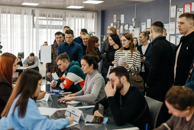 На Welcome Day у гостей была возможность пройти собеседование на ГОК | Источник: Ксения Зимина