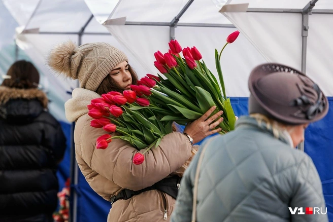 Хотели бы получить такую охапку? | Источник: Алексей Волхонский / V1.RU