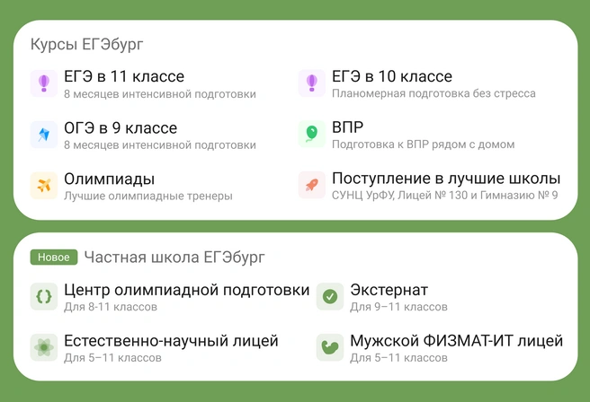 Теперь ЕГЭбург&nbsp;— не только курсы подготовки, но и школа | Источник: ЕГЭбург