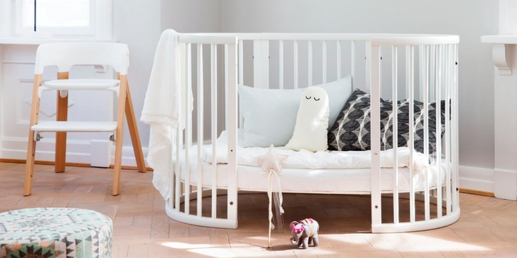 Сладкие сны: овальная кроватка Stokke Sleepi, которая растёт вместе с малышом