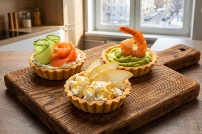 Праздничные закуски: три рецепта тарталеток