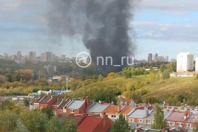 Нижегородцы рассказали о пожаре у Верхних Печёр