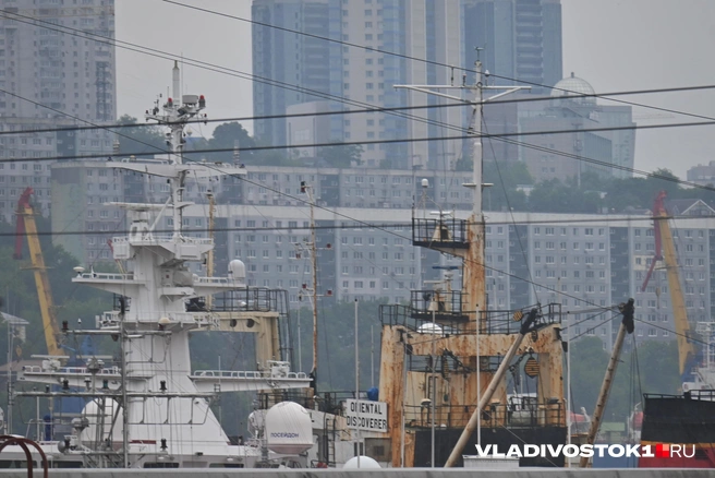 Пожар бушевал несколько часов | Источник: Елена Буйвол / VLADIVOSTOK1.RU