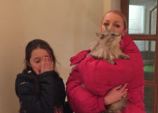 Блудный кот Анастасии Волочковой вернулся к хозяйке