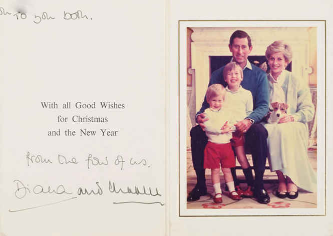 Самая неформальная (и грустная) рождественская открытка принцессы Дианы