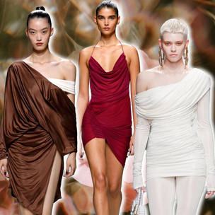 Пробуждаем в себе Афродиту: платья с драпировкой — самый изящный тренд весна-лето 2024