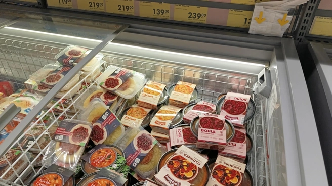 Замороженная еда в «Чижике» | Источник: Стас Соколов / NGS.RU