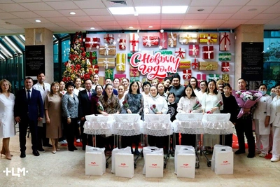 В Якутске торжественно выписали пятерых новогодних малышей