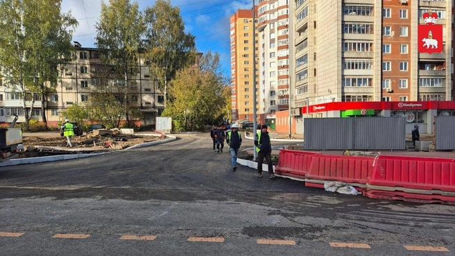 Так выглядит выезд на Крисанова из Данилихи | Источник: Министерство транспорта Пермского края / Telegram