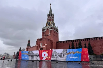 Красную площадь готовят к параду Победы: фото