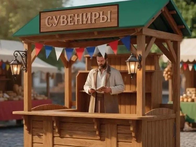 Торговые павильоны выполнят в стиле XIX века | Источник: Дмитрий Рудаков / Vk.com
