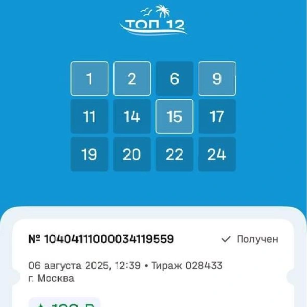 Источник: «Национальная лотерея»