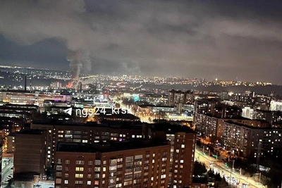 В Красноярске из горящего дома спасли троих детей