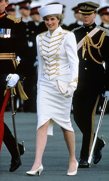 Визит в военную академию Сандхерст, 1987 г.