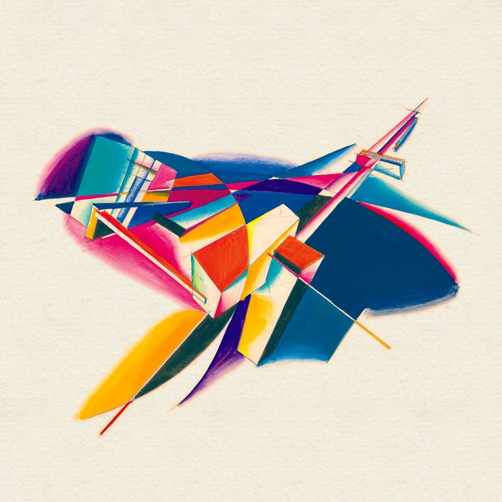 Я. Чернихов. Композиция из цикла «Аристография», 1918 — 1924, Архитектурный благотворительный фонд имени Якова Чернихова | Источник: фонд имени Якова Чернихова 