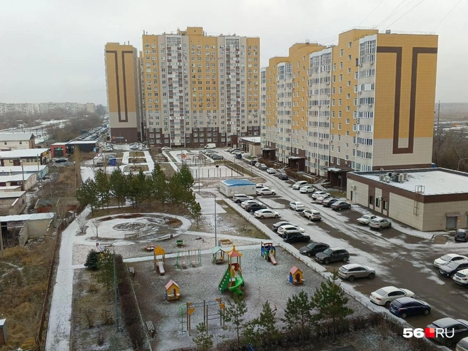 В Оренбурге выпал первый снег | Источник: Читатели 56.RU