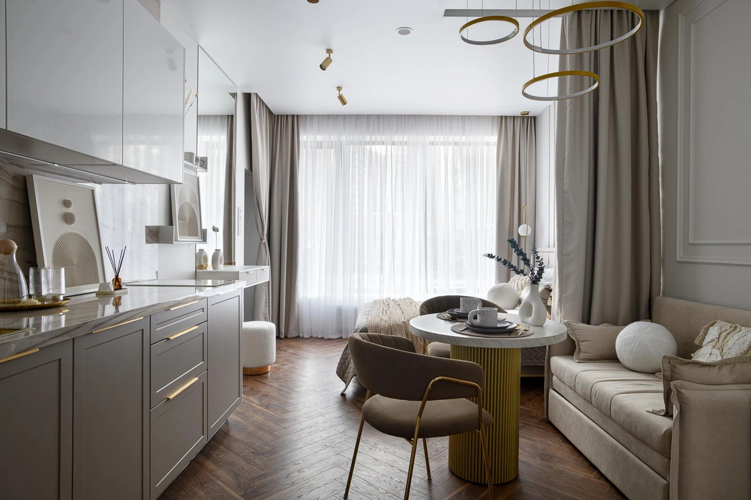 Керамогранит, Laparet Callacata. Пол, Kronparket. Кухня, «Лемана Про». | Источник: Евгений Гнесин. Стиль: Ани Овсепян