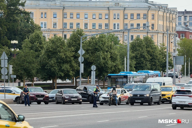 В Москве перекрыли несколько съездов (изображение для иллюстрации) | Источник: Дмитрий Толстошеев / MSK1.RU