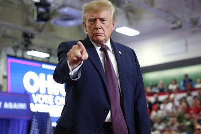 Полиция: на митинге Трампа никого не ранили ножом