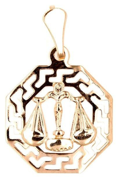 Подвеска «Знак зодиака Весы» из золота, The Jeweller