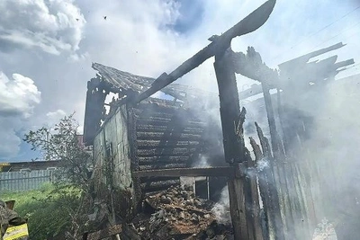 При пожаре в Шимановске обнаружен погибший