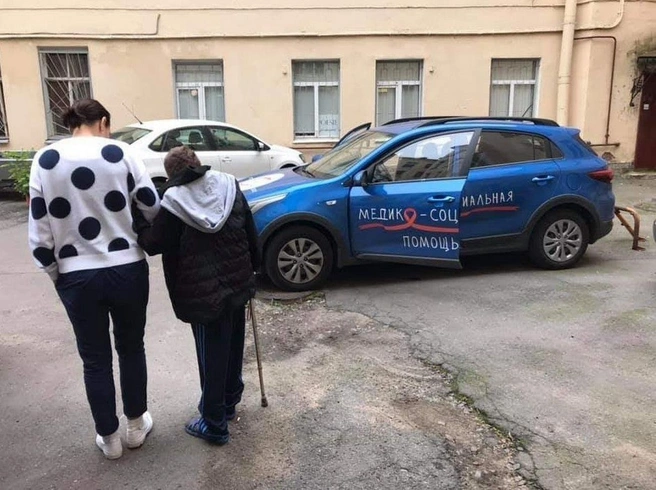 Работа мобильной бригады. Архивная фотография | Источник: «Гуманитарное действие»