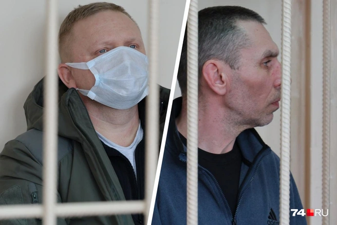 Подполковника в отставке Петрова (слева) и действующего сотрудника Росгвардии Амосова подозревают в убийстве 20-летней давности | Источник: Наталья Лапцевич
